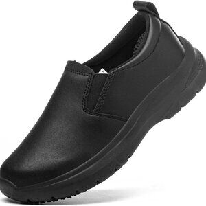 Women's Non-Slip Work Shoes Breathable Flyknit Mesh Light Comfortable